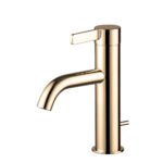 Vòi lavabo TOTO TLG11301B#PBR nóng lạnh dòng GF mạ đồng bóng ,cao 18cm
