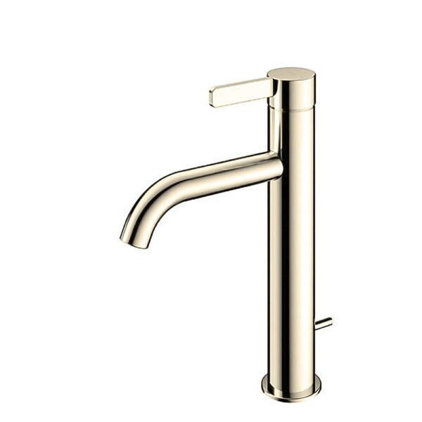 Vòi lavabo TOTO TLG11303B#PBR nóng lạnh dòng GF mạ đồng bóng ,cao 25cm