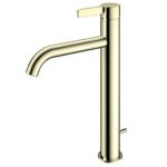 Vòi lavabo TOTO TLG11305B#PFG nóng lạnh dòng GF mạ vàng Pháp bóng ,cao 30cm