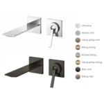 Vòi lavabo TOTO TLP02309BA#MBL nóng lạnh, gắn tường dòng ZL (2 lỗ), màu đen mờ - Ảnh 5