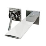 Vòi lavabo TOTO TLP02309BA#PBR nóng lạnh, gắn tường dòng ZL (2 lỗ), màu đồng bóng - Ảnh 3