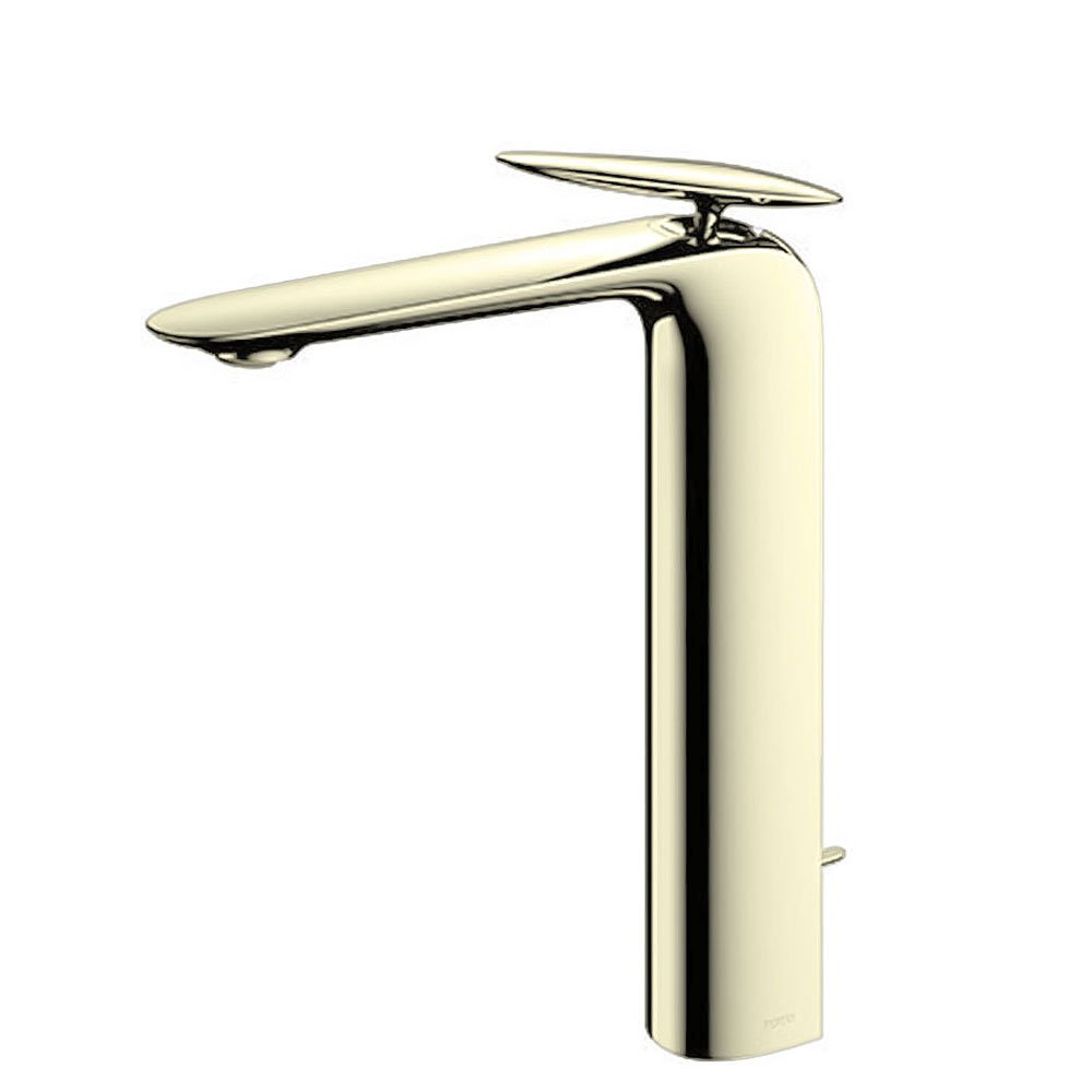 tlp03301a1pfg-3429.jpg Vòi lavabo TOTO TLP03301A1#PFG nóng lạnh dòng ZA mạ vàng Pháp bóng cao 29cm - Ảnh 1