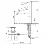 Vòi lavabo TOTO TS240AX nóng lạnh - Ảnh 3