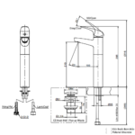 Vòi lavabo TOTO TVLM106CR nóng lạnh - Ảnh 5