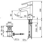 Vòi lavabo TOTO ICON TX115LI nóng lạnh - Ảnh 3