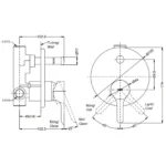 Van điều chỉnh nhiệt độ TOTO TBS01304B (kèm nút chuyển hướng) - Ảnh 2