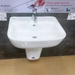 Chậu rửa mặt lavabo American Standard VF-0262 (VF0262) treo tường, dòng Loven - Ảnh 2