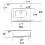 Chậu rửa mặt lavabo American Standard VF-0519 (VF0519) bán âm, dòng Acacia Evolution - Ảnh 2