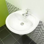 Chậu rửa mặt lavabo American Standard VF-0969.3H (VF09693H) treo tường, 3 lỗ dòng Casablanca - Ảnh 2