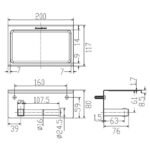 Hộp giấy American Standard WF-1498 (WF1498) dòng Concept - Ảnh 2