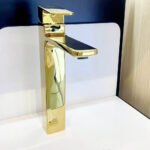 Vòi lavabo American Standard WF-1302CS (WF1302CS) nóng lạnh, dòng Acacia E, cao 29 cm, màu vàng bóng - Ảnh 2