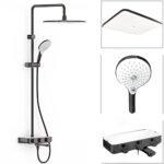 Sen cây American Standard WF-4956BHG (WF4956BHG) nóng lạnh nhiệt độ, dòng EasySET, màu xám mờ