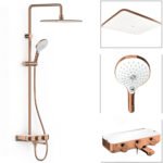 Sen cây American Standard WF-4956WS (WF4956WS) nóng lạnh nhiệt độ, dòng EasySET, màu vàng hồng