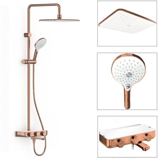 Sen cây American Standard WF-4956WS (WF4956WS) nóng lạnh nhiệt độ, dòng EasySET, màu vàng hồng