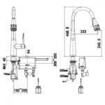 Vòi chén American Standard WF-5644 (WF5644) nóng lạnh (dây rút) - Ảnh 2