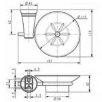 Kệ xà phòng American Standard WF-6582 (WF6582) dòng Seva - Ảnh 2
