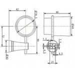 Kệ ly American Standard WF-6583 (WF6583) dòng Seva - Ảnh 3