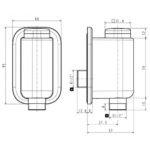 Vòi sen tắm American Standard WF-T825W (WFT825W) lạnh, dòng EasyFLO (không kèm tay sen) - Ảnh 2
