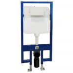 Két nước bồn cầu TOTO WH171A âm tường (kèm ống thải cong)