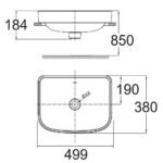 Chậu rửa mặt lavabo American Standard WP-0638 (WP0638) dương vành, dòng Loven - Ảnh 2