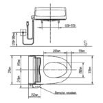 Nắp bồn cầu điện tử American Standard WP-7SR1 (WP7SR1) Pristine Star - Ảnh 2