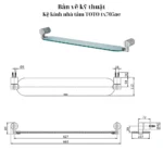 Kệ gương TOTO TX705AE EGO - Ảnh 2